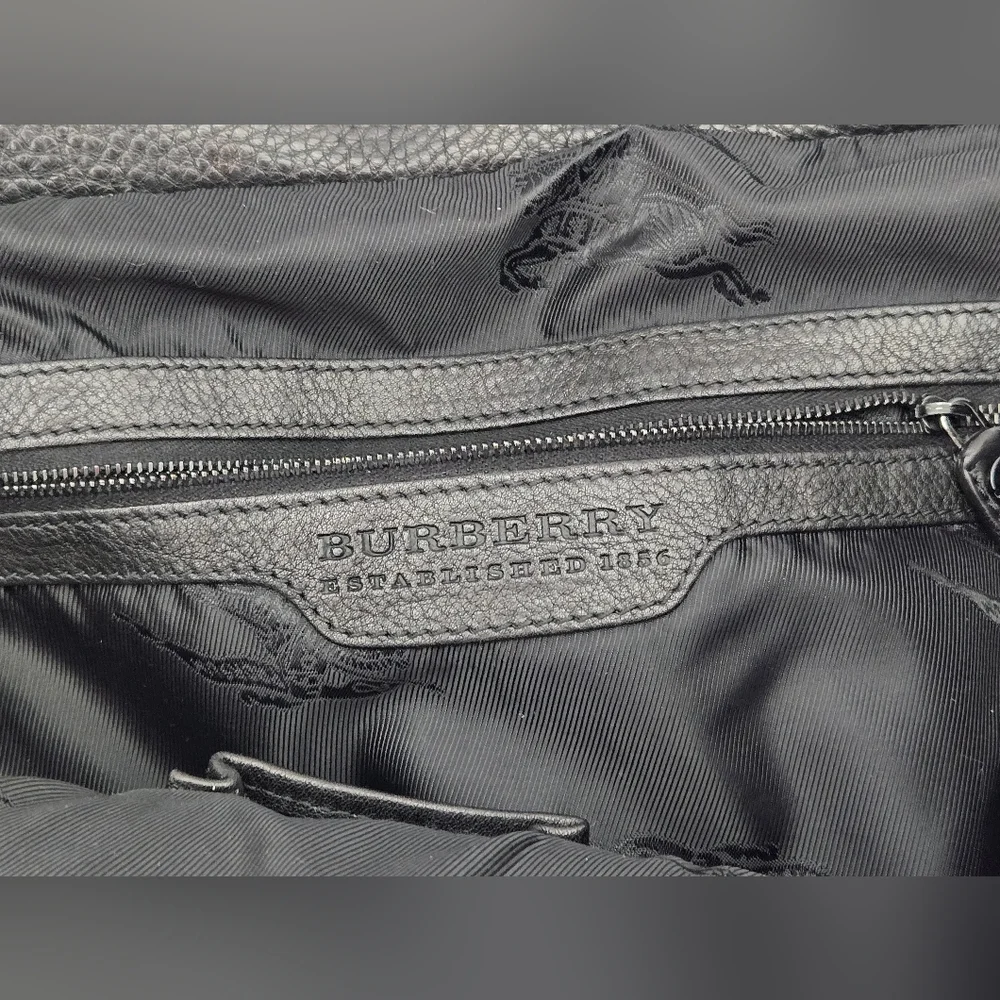 Burberry leather extra large weekender bag - Picture 13 of 16